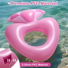Pool Floats, Inflatable Diamond Ring Pool Float, Large Engagement Ring Floati...