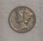 1931-D Mercury Silver Dime,  High Very Good Condition
