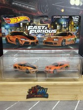 2023 Hot Wheels Premium Car Culture 2 pack Toyota Supra/2021 GR Fast Furious
