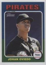 2024 Topps Heritage High Number Chrome /699 Johan Oviedo #104 18ye