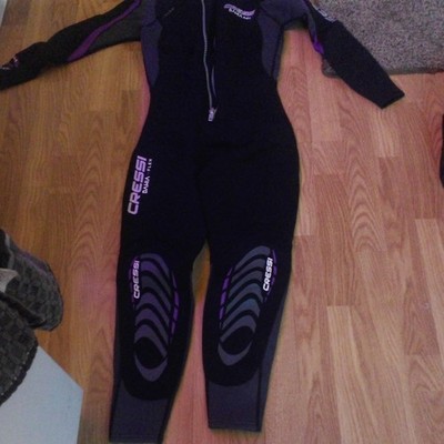 Cressi Oxia Flex Women's Full Wetsuit Front Zip Size M MPN PO 4S1901352