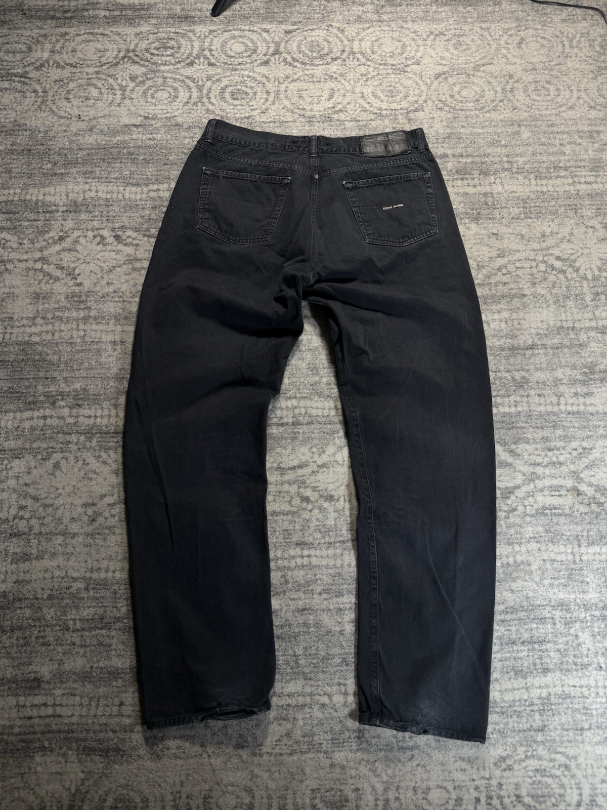 Stone Island Black Jeans Stone Island  Trousers Vintage Denim Pants 38 thumbnail 2