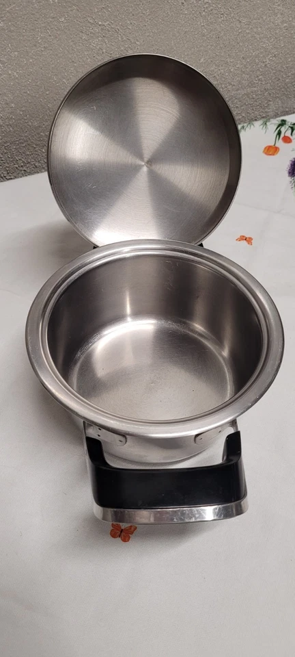 AMC-kleiner Kochtopf "Modell Classic" Edelstahl 18/10 mit Deckel+ Visio - Bild 4 von 4