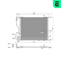 Kondensator Klimaanlage ERA 667421 FüR Mercedes Klasse W220 V220 SL R230 C215