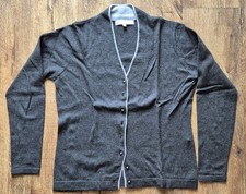 Damen Feinstrickjacke Susskind Gr. M Dunkelgrau/Anthrazit Langarm