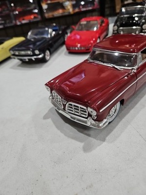 1956 Chrysler 300B Dark Red Scale 1/18 Maisto Die Cast - NO BOX