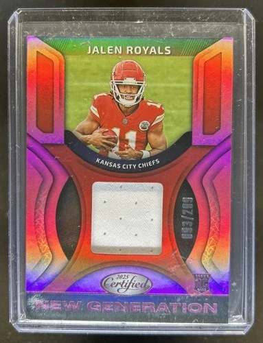 2025 Panini Certified Jalen Royals New Generation Mirror Pink #/299