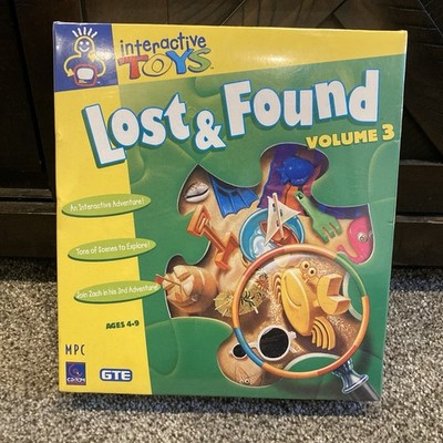 Vintage PC CD-ROM Lost & Found Vol 3 Interactive Toys NEW Sealed Big Box Rare