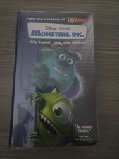  Disney Pixar Monsters, Inc. (VHS, 2001) Clamshell - John Goodman, Billy Crystal
