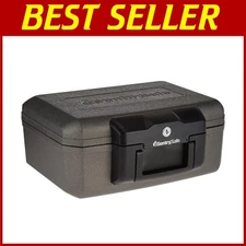 Fireproof Safe with Key Lock, 0.18 Cu Ft