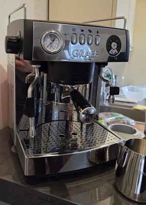 Espressomaschine GRAEF Baronessa ES 902 Siebträger Kaffeemaschine Edelstahl