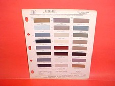 1965 Chrysler Imperial 300 L 300l Convertible Newport New Yorker Paint Chips Dz
