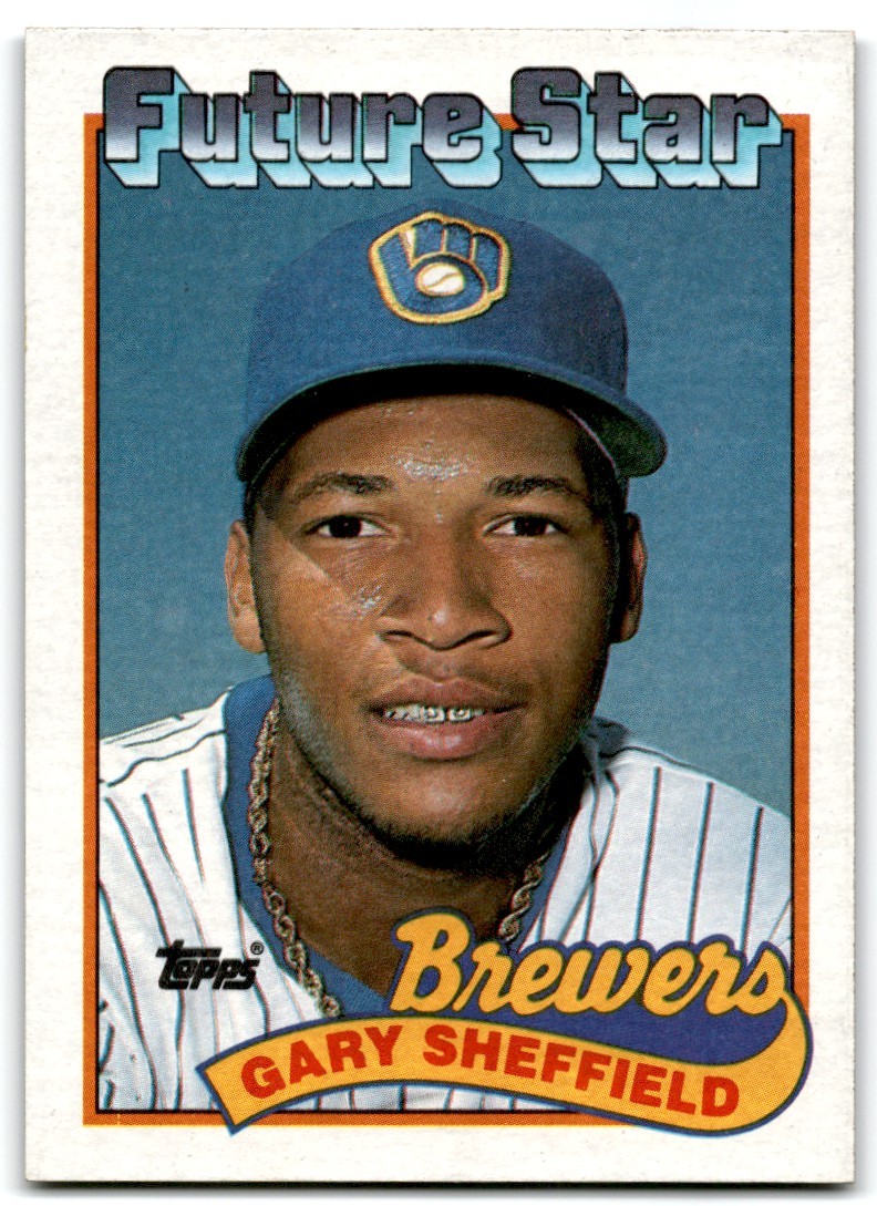 1989 Topps Gary Sheffield Milwaukee Brewers #343