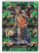 2024 Panini Select WNBA #44 Tiffany Mitchell Prizms Green Ice