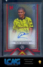2023-24 Topps Museum UEFA Paris Brunner Archival Autographs #/25 D8G