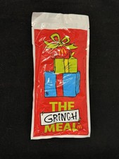 RED McDonald s THE GRINCH MEAL Unopened Christmas Socks Free Shipping