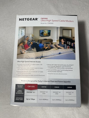 NETGEAR CM1000 Ultraszybki modem kablowy - Zdjęcie 2 z 8