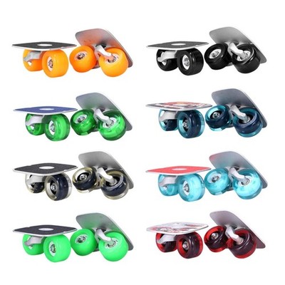1 Paar Roller Road Drift Skates Platte Outdoor Split Skateboard Anti Rutsch