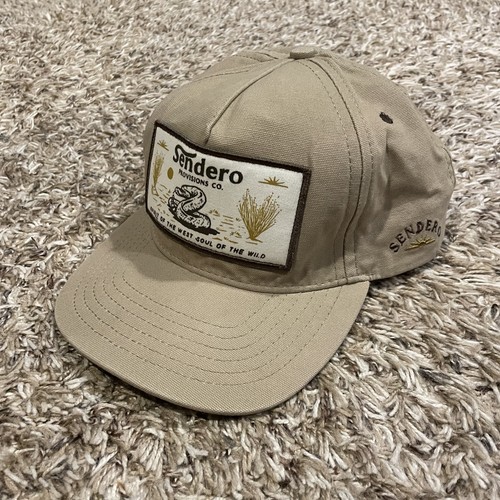 Sendero Provisions Co Mütze Kappe Druckknopflasche Patch Klapperschlange Wüste Outdoor Herren