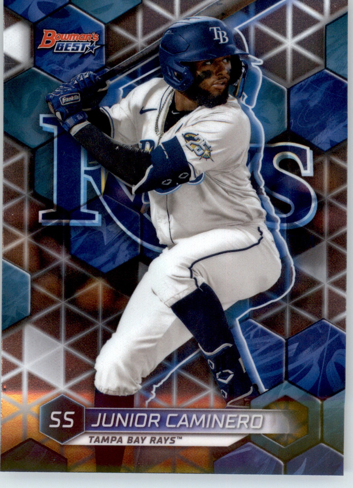 Junior Caminero - 2023 Bowman's Best - #TP-18 - Top Prospects Baseball