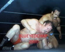 JOHNNY RODZ VS ARNOLD SKAALAND WRESTLER 8 X 10 WRESTLING PHOTO NWA WWF
