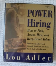 1998 Power Hiring Lou Adler 6-Cassette Tape Program , New and Sealed 