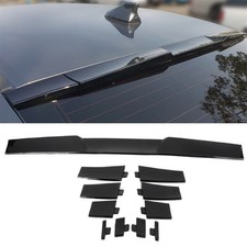 Rear Roof Window Spoiler Wing Adjustale Glossy Black For 2004-2008 Acura Tl Abs