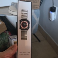 Silver Stainless Steel Strap Band for Apple Watch Ultra Smart Watch Accessory