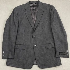 Jos A Bank Men’s 46 Reg  Classic Collection Blazer Grey 100% Wool 2 Button NWT