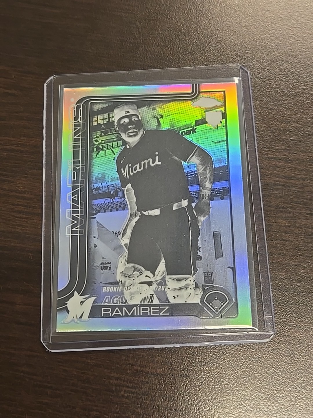 2025 Topps Chrome Update Series - Agustin Ramirez #USC38 Negative Refractor (RC)