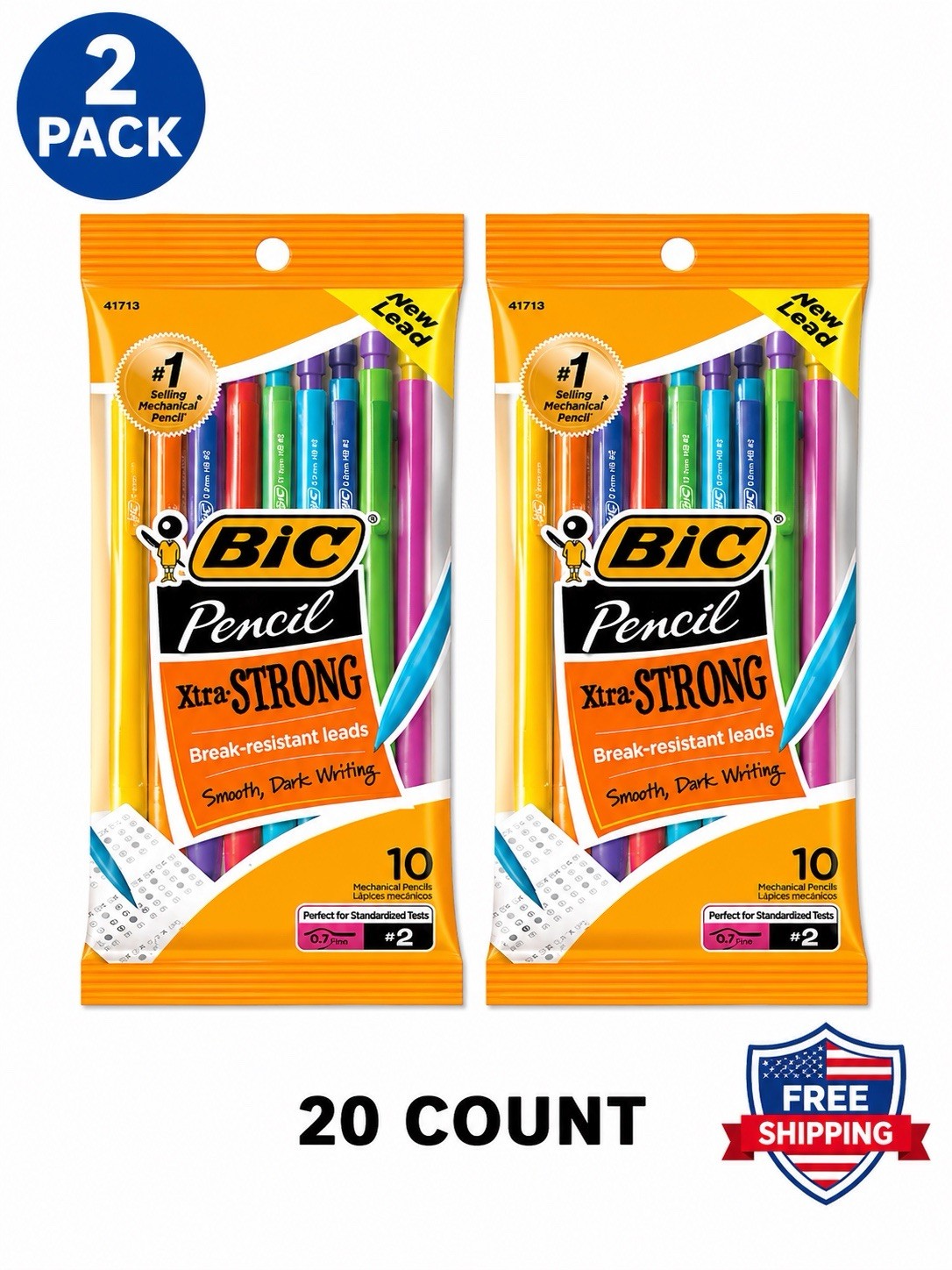S 0.9mm 20ct (2x10) Strong Lead School (41713)