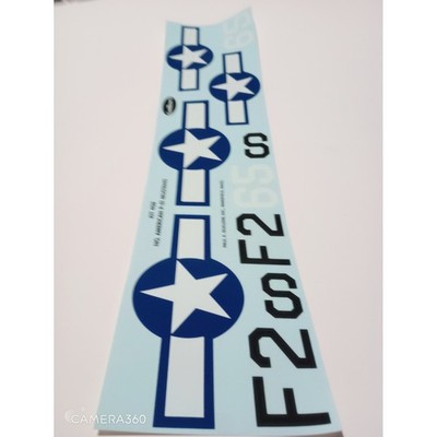 Guillows Kit 402 No American P-51 Mustang Model Airplane Decals