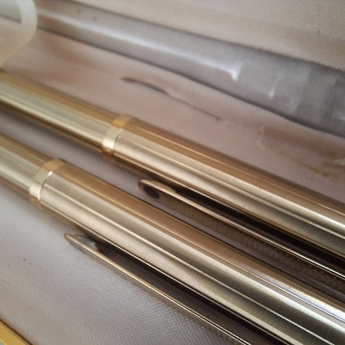 Vintage AECL Pilot Pens In Box Wolsong - 2 Marked 1980s? Ink / Lead Set - Picture 10 of 24