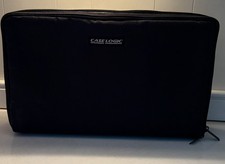 Vtg Case Logic Cassette Travel 30 Tape case Holder Black padded made in USA