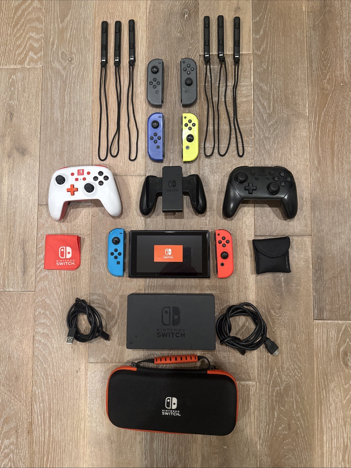 Nintendo Switch with Alot of Accessories and Carrying Case