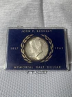 John F. Kennedy Memorial 1964 Half Dollar 90% Silver RARE Cased -TONING