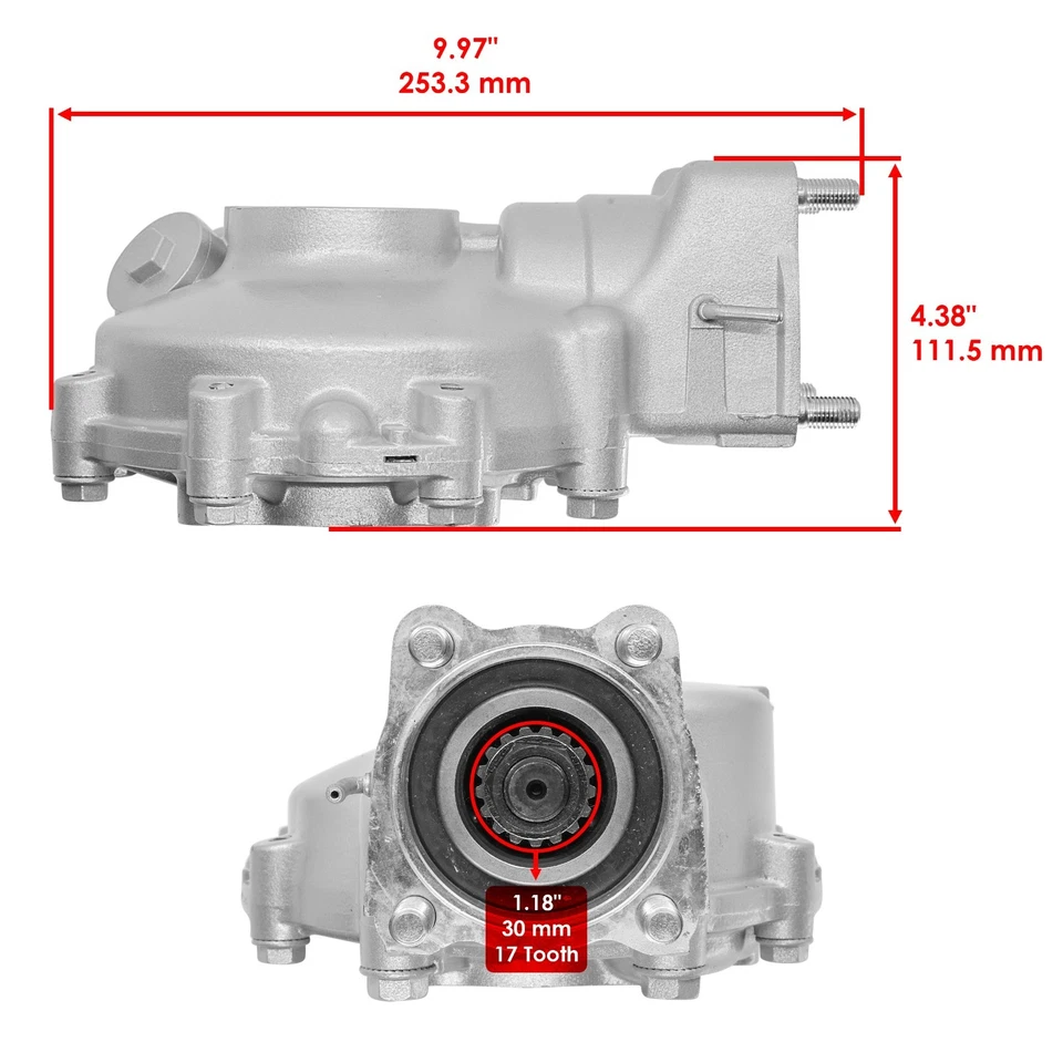 Diferencial trasero completo para Honda TRX300 Fourtrax 300 2X4 1988-1995 Foto 3 de 4