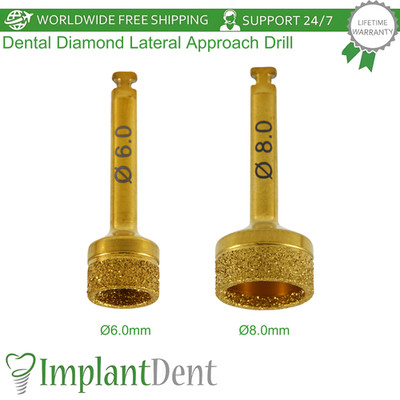 Dental Diamond Lateral Approach Drill For Slnus Lift Stainless Steel Tool