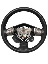 08-09 Subaru Legacy Gt Black Leather Steering Wheel Assembly Cruise Audio Info