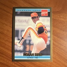 Donruss Coca-Cola 1992 Nolan Ryan #19 Houston Astros Baseball Card