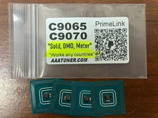 4 x Toner Chip for Xerox PrimeLink C9065, C9070 (USA, LATIN, Europe) Refill