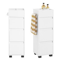 Sobuy Badezimmerschrank Badschrank Badkommode Mit Schubladen Midischrank BZR29-W