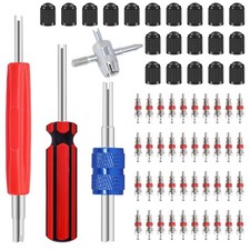 64pcs Valve Stem Installation Remover Repair Tool Puller Car Tire Plug Core 64pcs Valve Stem Installation Remover Repair Tool Puller Car Tire Plug Core