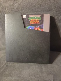 Nintendo NES Teenage Mutant Ninja Turtles Tournament Fighters Cart & Dust Cover