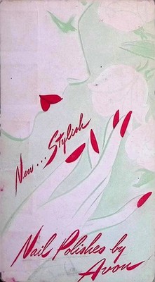Avon Harmonized Make Up Cosmetics Booklet 1950s Nail Polish Color Chart