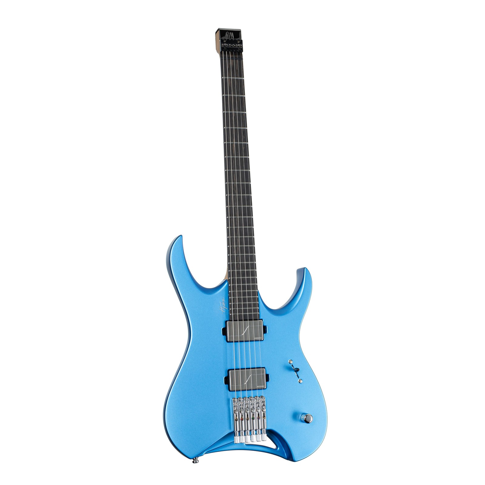 Майонез Hydra Elite 6 Monolith Metallic Blue Satin - Изготовленный на заказ E-Gitarre