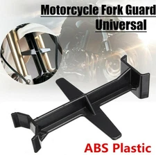 Motorcycle Black Plastic Fork Saver Brace Support Guard Transportation Protector