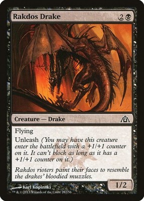 Rakdos Drake 28 Dragon's Maze NM