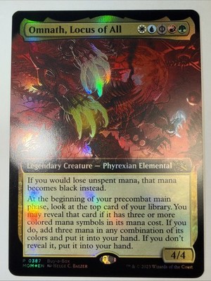 MTG Magic the Gathering Omnath, Locus of All Foil Promo Buy-A-Box NM