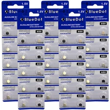 Wholesale 50 AG0 Button Cell Coin Battery LR63 379 SR521SW SR521 LR521 521 AGO